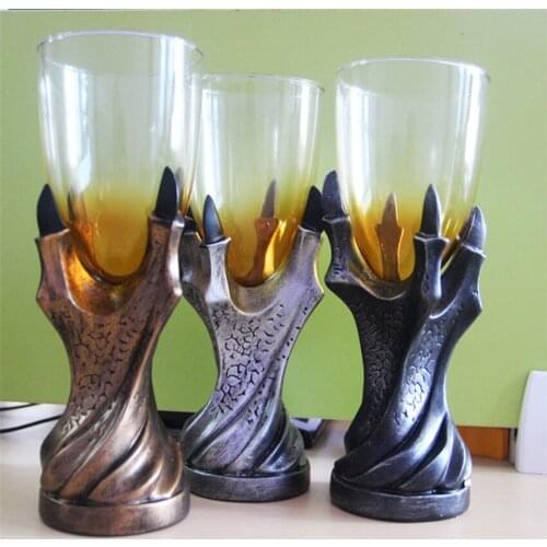 Dragon Claw Goblet, Creative 3D Medieval Gothic Goblet Viking Drinking Wine Glass Whiskey Brandy Wine Beer Juice Glass Cup