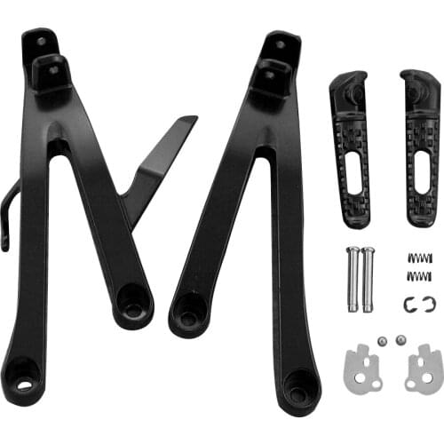 CBR 600 RR F5 Motorcycle Rear Passenger Footpegs Footrests Pegs Mount Brackets Kit For Honda CBR600RR 2007 2008 2009 2010 2011