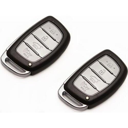 4 Buttons Smart Remote Key Shell Case For Hyundai Verna IX35 Mistra Elantra With lamp (No Battery Clamp) Fob Key Cover