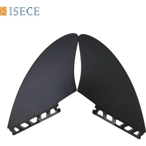 FCS/FCS2/FUTURE Solid Fiberglass Surfboard Keel Fin Twin Fins 2PC/SET