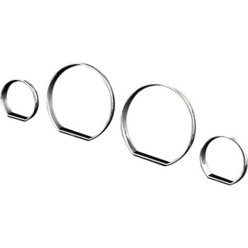 For BMW E46 M3 M Chrome Speeeter Gauge Dial Rings Bezel Trim Speedo AC/Tech Sport