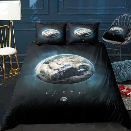 A Portrait Of The Solar System Earth Quilt Cover Pillowcase 3Piece Comforter Bedding Set With Pillow Case Duvet Cover