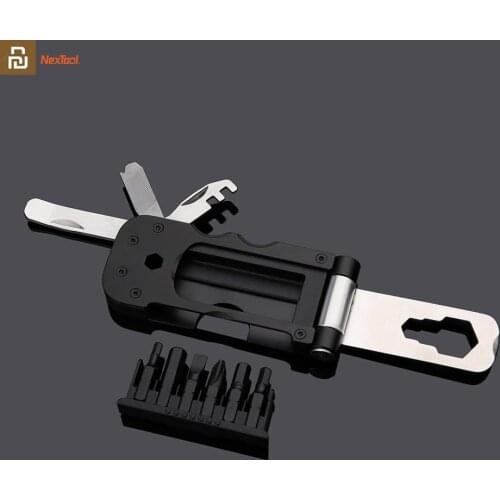 Youpin NexTool Multi-functional Bicycle Tool Mini Pocket Bike Toolbox Outdoor Wrench Repair Tool Magnetic Sleeve