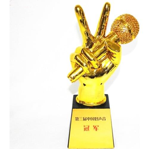 MTV Awards Music vocals voice microphone award trophy resin craft souvenir home halloween christmas decoration