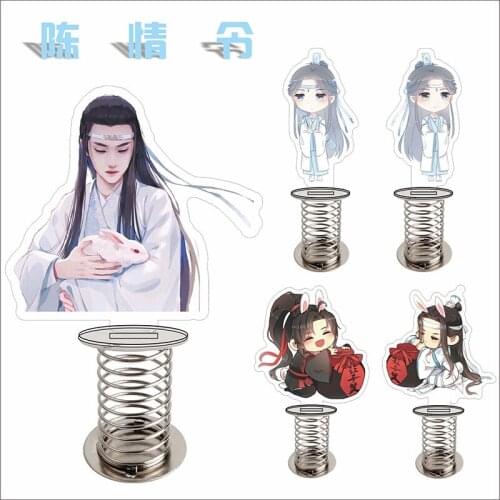 New Tide Delicate Anime Mo Dao Zu Shi Keychain Cartoon Figure Acrylic Bags Pendants Keyring