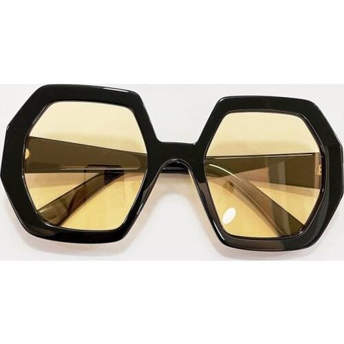 New Polygon Women Sunglasses Luxury Brand Design Hexagon Men Sun Glasses UV400