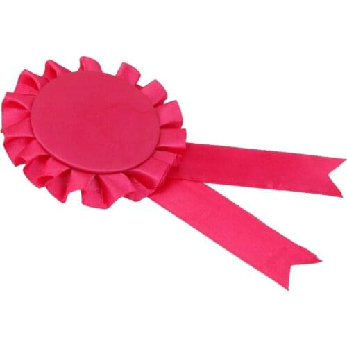 Plain Blank Ribbon Badge DIY Decoration Hen Bachelorette Anniversary Shower Party Supplies