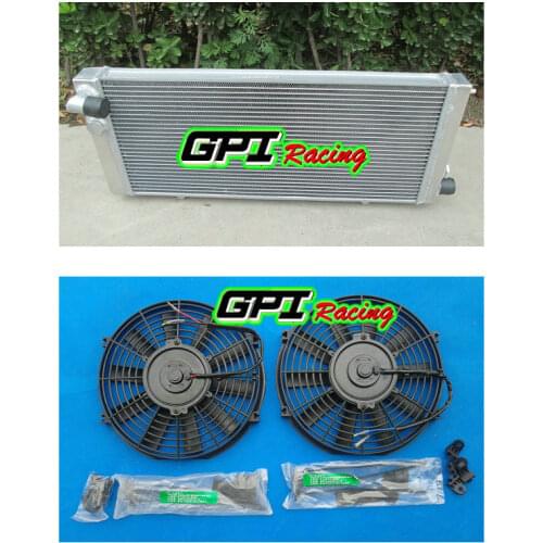 Aluminum alloy radiator FOR Peugeot 205 GTI 1.6&1.9L & 1.8 DIESEL 1984-1994 + FAN