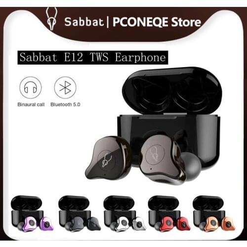 New Sabbat E12 Ultra Marble Color TWS Bluetooth-compatible Earphone V5.0 aptx Wireless Earphones HiFi Noise Reduction Earbuds