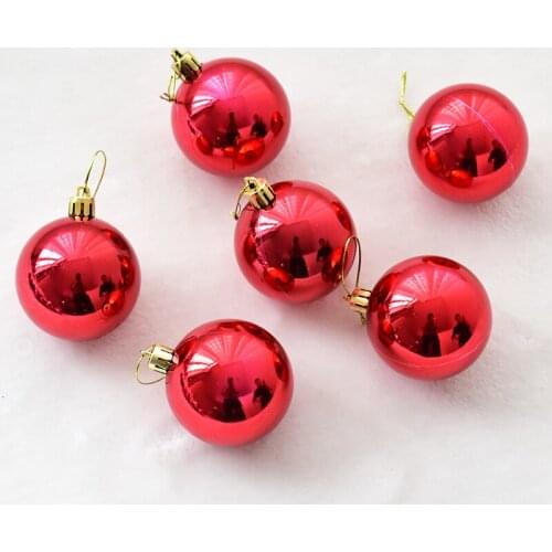 Bright Matte Christmas Balls Colored Balls Plating Balls Christmas Tree Decoration Ball Pendant Christmas Ornaments