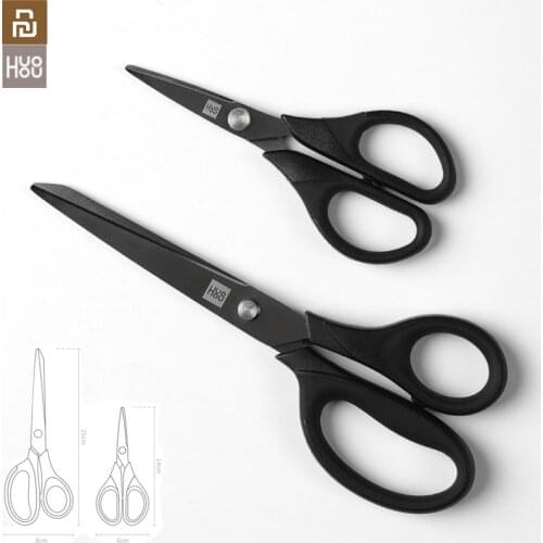 Youpin huohou Titanium-plated Scissors 2pcs Sharp Sets Sewing Thread AntiRust Pruning Scissor Leaves Trimmer Non-slip Tools Kit