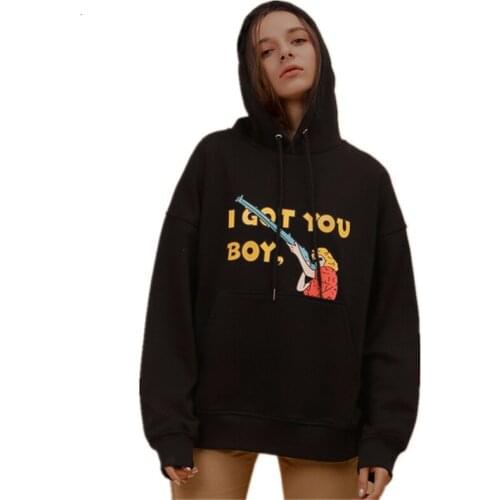 Female Spring Autumn Long Sleeve Harajuku Hoodies Fashion Ladies Letter Print Loose Pullovers Casual Oversize Sweatshirts Z41
