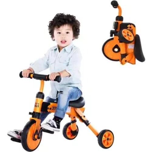2 in 1 folding kids child scooter baby balance bike Childrens bike for 2-5 years old baby multifunctional tricycle