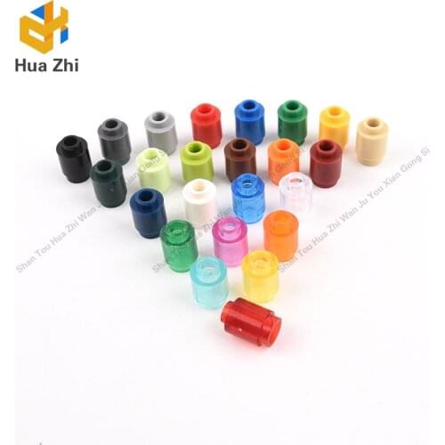 Building Blocks Parts 3062 10PCS Brick Round 1 x 1 Open Stud LEGOING MOCS Education