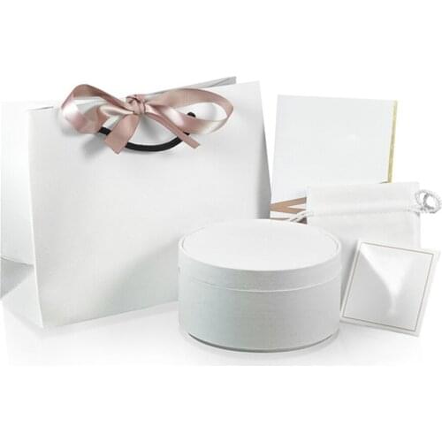 2020 NEW High Quality Fashion Jewelry Round Box Gift Ring Bracelet Necklace Factory Direct Sales