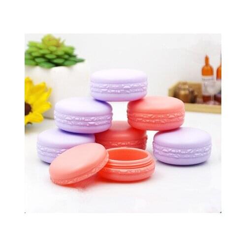 25/50pcs 10g Pink/Purple Color Cute Empty Cosmetic Containers Lipstick Lip Balm Holder DIY Sub-bottling Cream Jars
