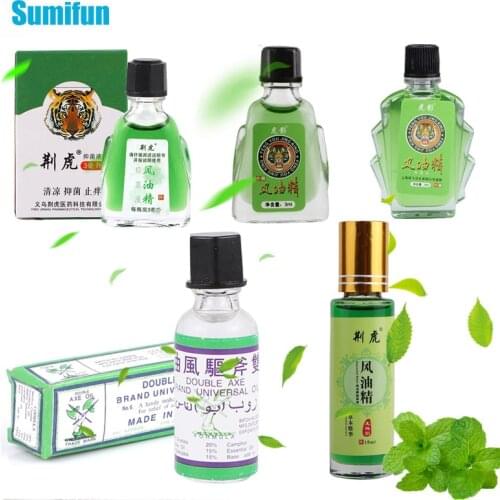 5Types Tiger Balm Cooling Oil Mint Cream Relieve Cold Headache Dizziness Mosquito Bites Itching Ointment Refreshing Care Plaster