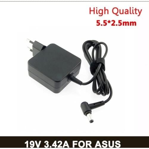 EU 19V 3.42A 65W 5.5X2.5mm AC Charger Laptop adapter ADP-65DW For ASUS x450 X550C x550v w519L x751 Y481C Power Supply Portable