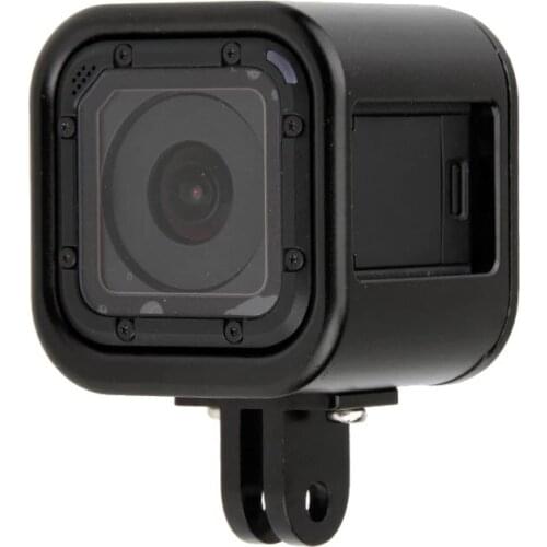 Marco de aluminio funda Carcasa protectora resistente jaula para Gopro 4 sesión Geistige montaje para Gopro sitzung Cámara acces