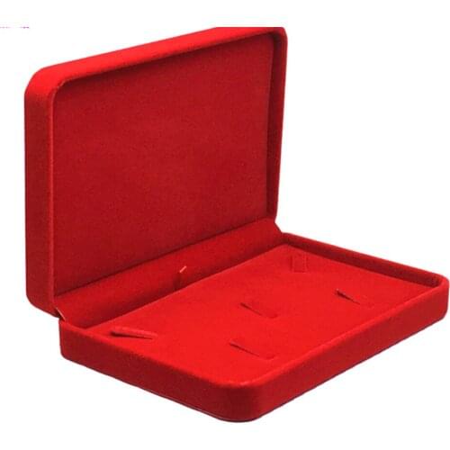 30pcs/lot Velvet Jewelry Set Box 17x12x3.8cm Ring Earring Pendant Necklace Handchain Box Wedding Jewelry Storage Case Gift Boxes