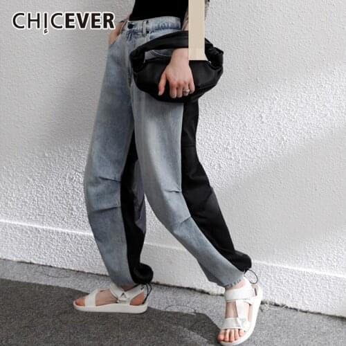 Женские прямые джинсы CHICEVER China At AliExpress