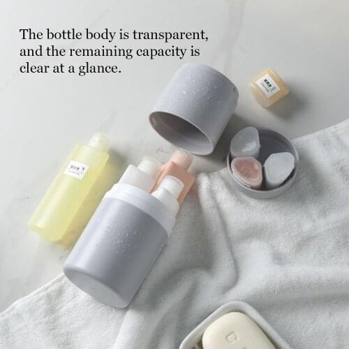 7*7*16.2cm Travel Lotion Bottling Storage Bottle Portable And Carry-On Airplane 8 In 1 Cosmetics Bottling Washing Cup Set JU0297