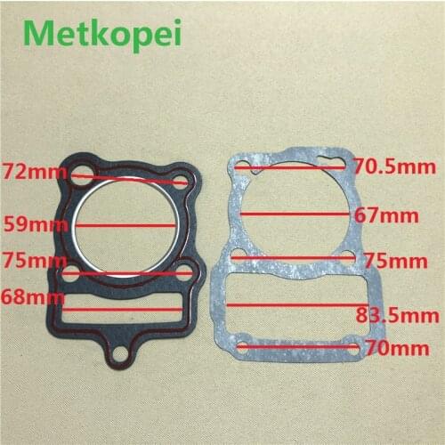 Motorcycle CG125 ZJ125 QJ125 156FMI 157FMI cylinder block gasket for Honda 125cc CG 125 engine seal spare parts