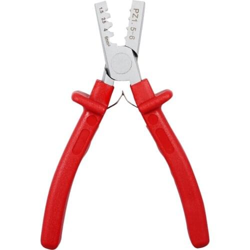 New Pz 1.5-6 Style Small Crimping Pliers for Insulated and Non-Insulated Ferrules Terminals Clamp Screwdriver Tools