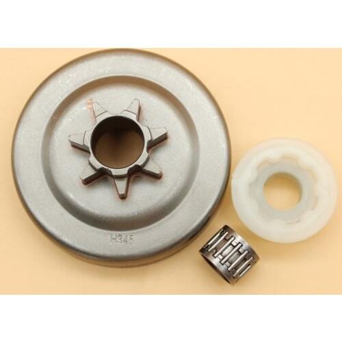 Clutch Drum Sprocket Bearing /Worm Gear For HUSQVARNA 340 345 350 445 445E 450 450E Chainsaw .325"-7T