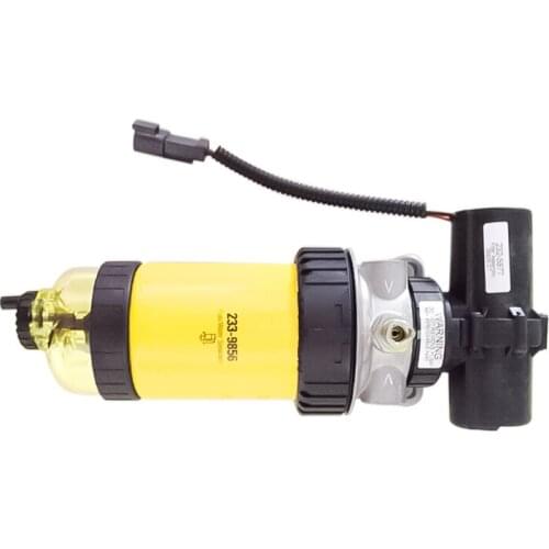 Fuel Water Separation With Pump 233-9856 131-1812 836879202 Fuel Filter For CAT 305.5E 306E 307E 308E Diesel Filter