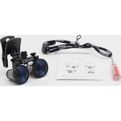 Dental Loupes For Medical Galileo Magnifier With Surgical Magnifying Glasses Compatible All Kinds Of Glasses Clip Type