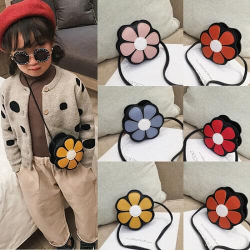 New Fashion Cute Creative Toddler Girls Fresh Flower Shoulder Bag Purse Tote Purse Crossbody Bags