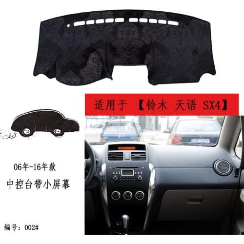 TOMMIA For Suzuki SX4 06-16 Dashboard Pad Cover Dash Mat Anti-Sun Velvet Instrument