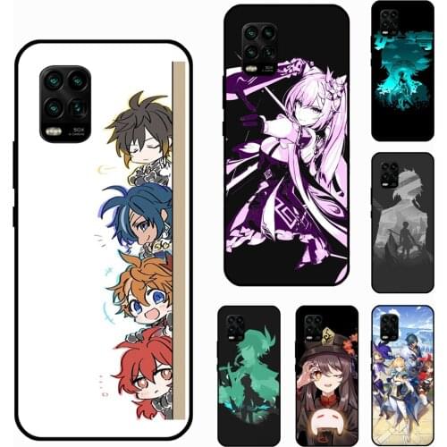 Genshin Impact For Xiaomi Mi 11 Lite Ultra 9T 10T Pro Mi 9 10 Lite A3 Case For POCO F3 F2 M3 X3 Pro Cover