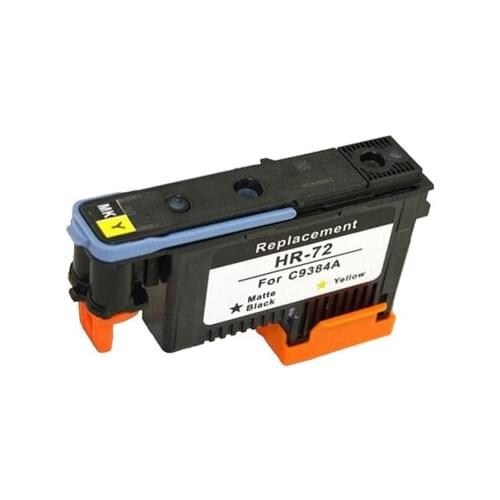 JIANYINGCHEN remanufactured Printhead replacement For HP72 (C9384A) Matte Black+Yellow (1pc/lot) use in Designjet T1100 T610