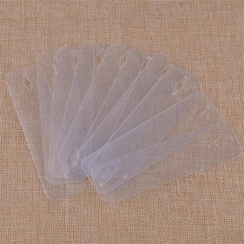 10pcs Invisible Tie Holders Stays down Tacks Bars Things Clips Plastic Fixing Mens Tie