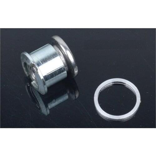 10 x Chainring Bolt Screws 1mm Silver Aluminum Spacer Shim For Bicycle