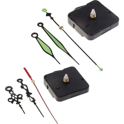 4 Sets 2 Colors Quartz Wall Color Part Diy Wall Clock Movement Mechanism Battery Operated Repair Kit Tool