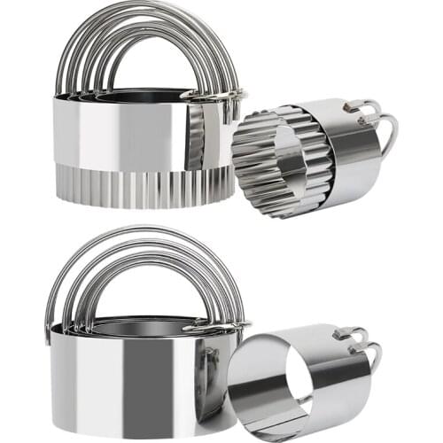 5pcs Cookie Mold Stainless Steel Durable Home Kitchen Baking Decoration Accessories set 1