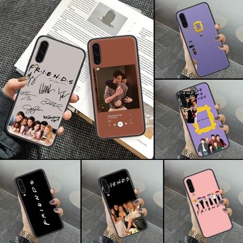 Tv Show Friends Door Phone case For Samsung Galaxy A 3 5 7 8 10 20 21 30 40 50 51 70 71 E S 2016 2018 4G black silicone back
