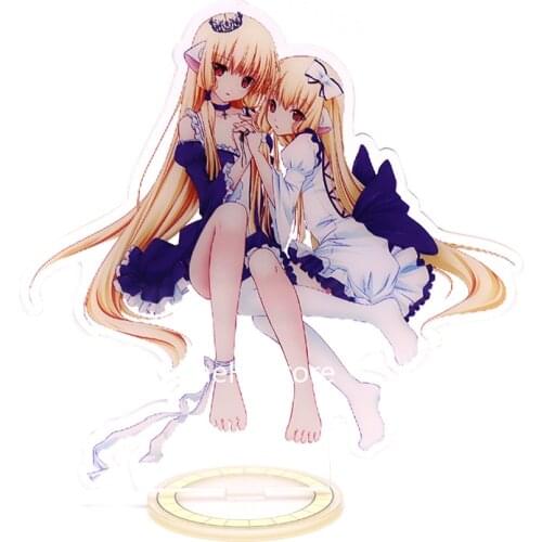 Anime Chobits Action Figure Cosplay Toys Elda Chii Freya Acrylic Figures Stand Model Dolls 15cm