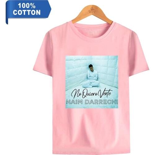 WAWNI Naim Darrechi T Shirt Loose Print Woman/Mans Casual Cotton Polyester Short Sleeved Tops 100% Cotton Tee Cosplay Tshirt