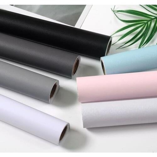 Classic Solid color Self-Adhesive Wallpaper for Living Room Kitchen Cabinets Countertops Decorate Stickers DIY PVC Contact Paper
