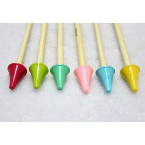 Pack of 20 Multi-Colored Needle Point Stoppers Needle Point Protectors Knitting Accessories