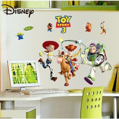 Disney cartoon cartoon cartoon cartoon painting toy Story stick childrens room bedroom wall stickers anime wall posters