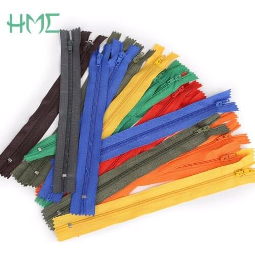 New Arrival 10pcs 20cm Length Nylon Coil Zippers Tailor Garment Sewing Accessories