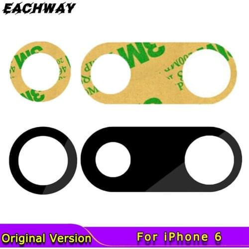 New Glass Camera Lens with Tape Replacement for Apple iPhone 11 pro max X XS Max XR 8 7 6s 6 plus Sapphire Crystal Camera Lens