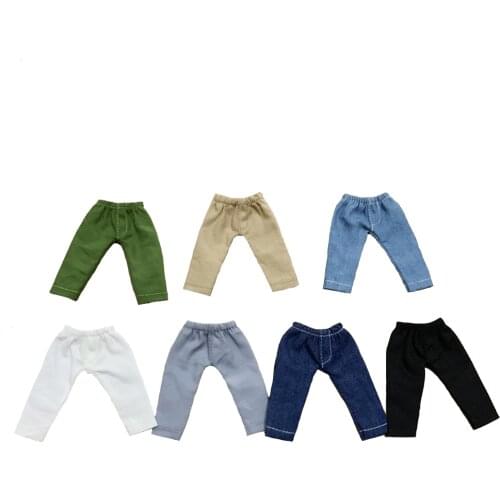 Ob11 Baby Jeans for 1/12 BJD Doll Obitsu11 Baby Accessories Clothing Cute Pants Doll Clothes Birthday Present