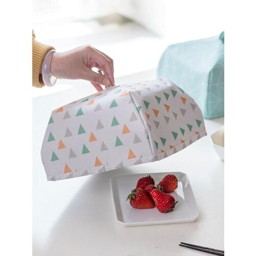 Portable Kitchen Aluminum Foil Foldable Dust proof Food Cover Preservation Insulation Kitchen Accessories