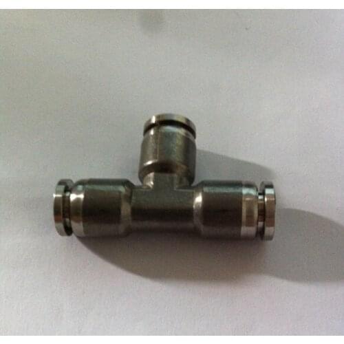 Tube size 10mm stainless steel socket weld union tee fitting pneumatic fitting